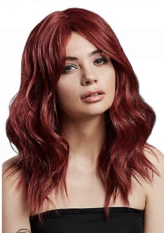 Fever Ashley Wig, Two Toned Blend, Ruby Red
